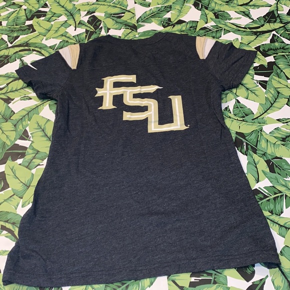 Nike Women’s V-Neck FSU Noles Shirt Size Medium - Picture 5 of 6